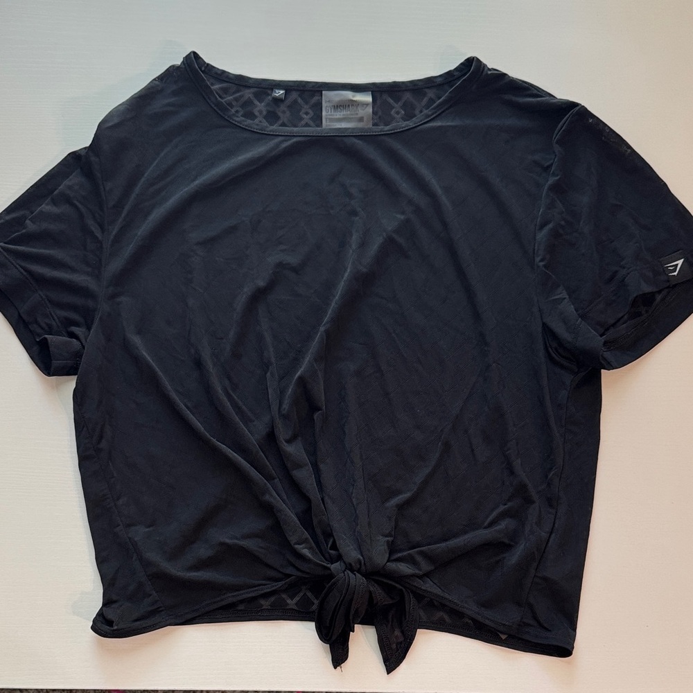 Gymshark Black Women's Mesh Top